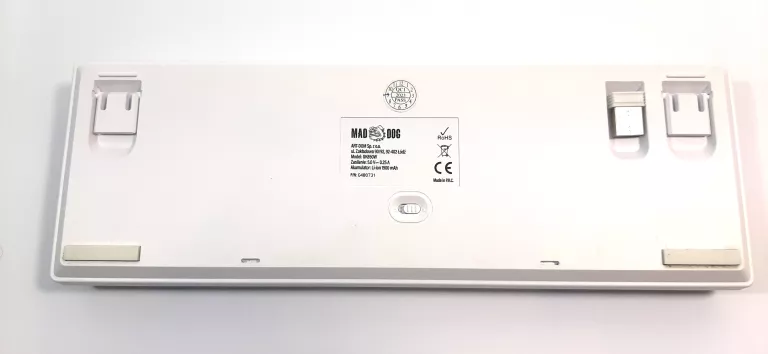 KLAWIATURA MAD DOG GK850 BIAŁA