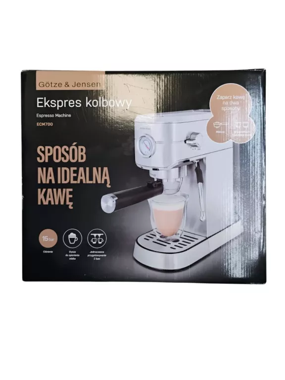 EKSPRES DO KAWY KOLBOWY GÖTZE & JENSEN ECM700 Z GWARANCJĄ