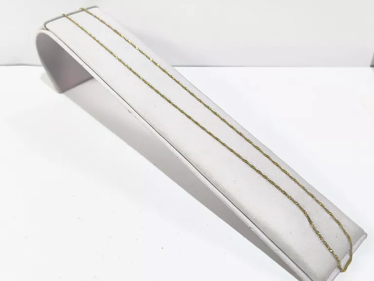 ZŁOTY ŁAŃCUSZEK KORDEL 1,14G 47CM P585