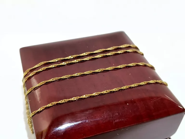 ZŁOTY ŁAŃCUSZEK KORDEL 1,14G 47CM P585