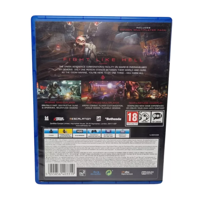 GRA NA PS4 DOOM