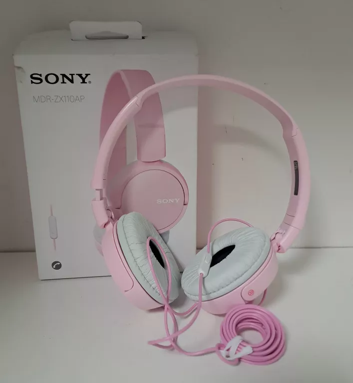 SŁUCHAWKI PRZEWODOWE SONY MDR-ZX110AP NAUSZNE