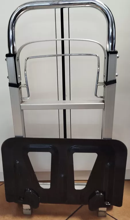 WÓZEK TRANSPORTOWY ALUMINIOWY LEKKI SKŁADANY ROZKŁADANY DO 90 KG