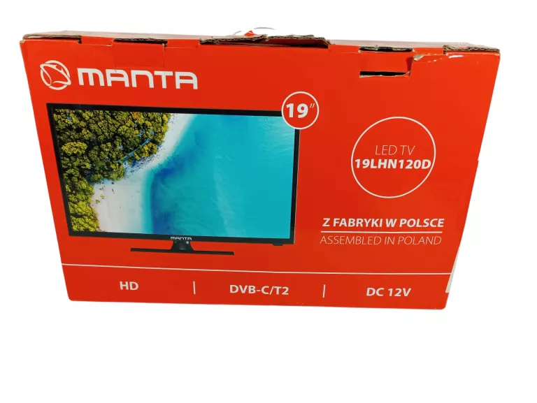 TELEWIZOR MANTA 19LHN120D 19' PILOT, BEZ NÓZEK