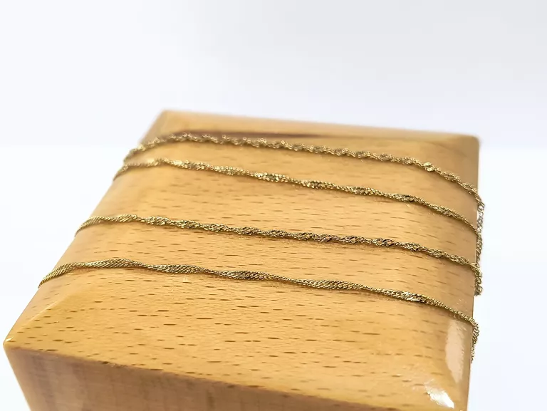 ZŁOTY ŁAŃCUSZEK KORDEL 1,14G 47CM P585