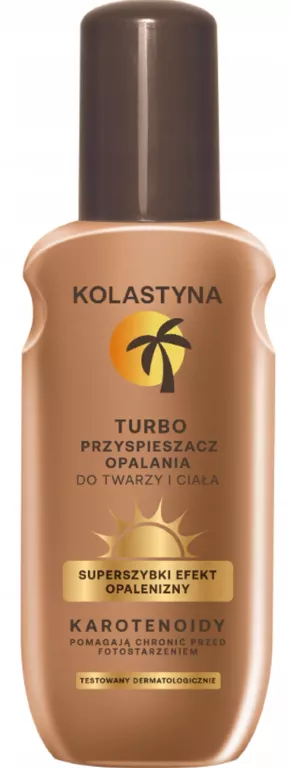 KOLASTYNA TURBOPRZYSPIESZACZ OPALANIA DO TWARZY I CIAŁA 150ML 590053635547