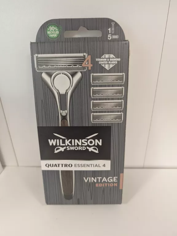 WILKINSON QUATTRO VINTAGE MASZYNKA + 5 WKŁADÓW