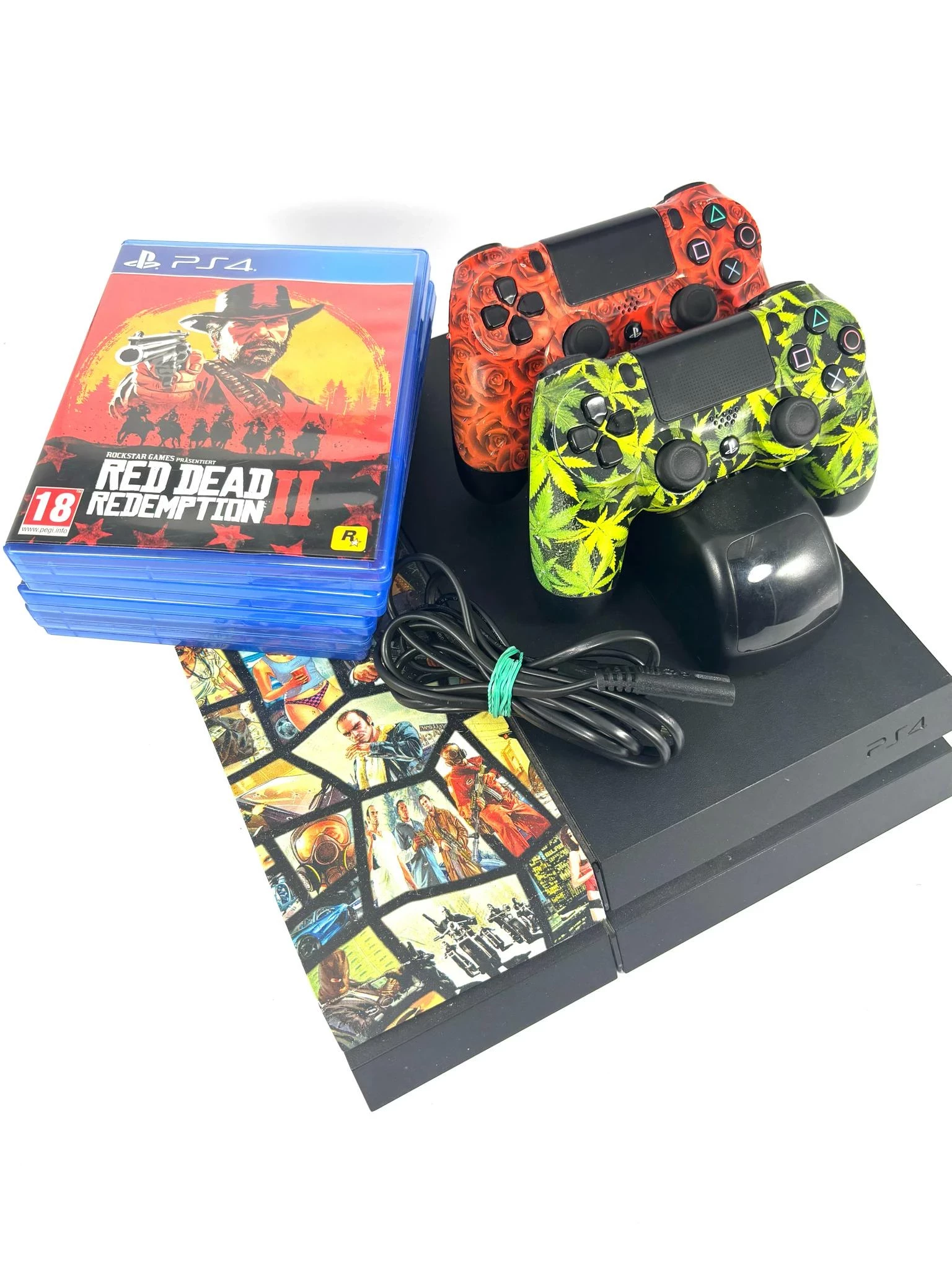 驚きの激安価格 500GB PS4 KONSOLA + Konsole | GIER 5 STACJA, PADY, 2 家庭用ゲーム機本体