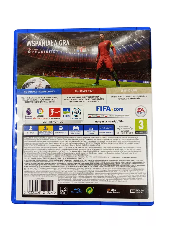 GRA NA KONSOLĘ PS4 FIFA 18