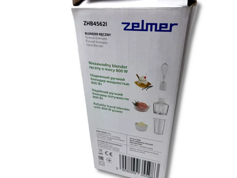 ZELMER BLENDER RĘCZNY ZESTAW ZHB4562I