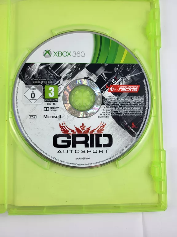 GRA NA XBOX 360 GRID: AUTOSPORT