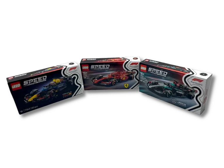 KLOCKI LEGO SPEED CHAMPIONS MIX 77242, 77243, 77244