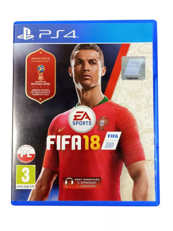 GRA NA KONSOLĘ PS4 FIFA 18