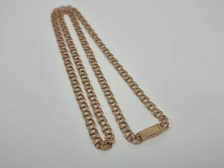 ZŁOTY ŁAŃCUSZEK PRÓBY 585 15,86 GRAM 55CM