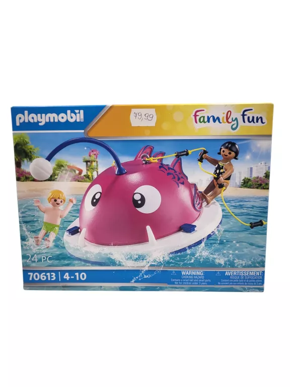 PLAYMOBIL FAMILY FUN 70613 PARK ZABAW WODNYCH PLAŻA WODA BASEN XXX
