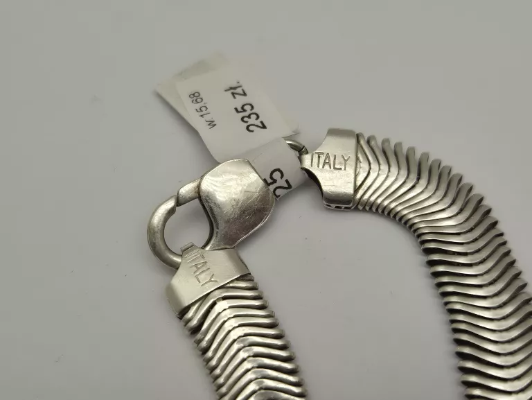 SREBRNA BRANSOLETA 925 15,68G 20CM