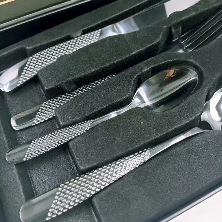 ZESTAW SZTUĆCY 24 ELEMENTY BLACK
