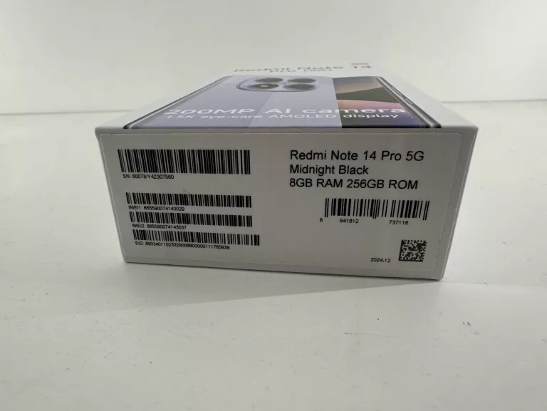 XIAOMI REDMI NOTE 14 PRO 5G 8/256 KOMPLET GWARANCJA PLAY