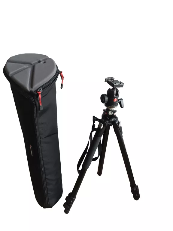 STATYW MANFROTTO 055XPROB+GŁOWICA MANFROTTO + POKROWIEC
