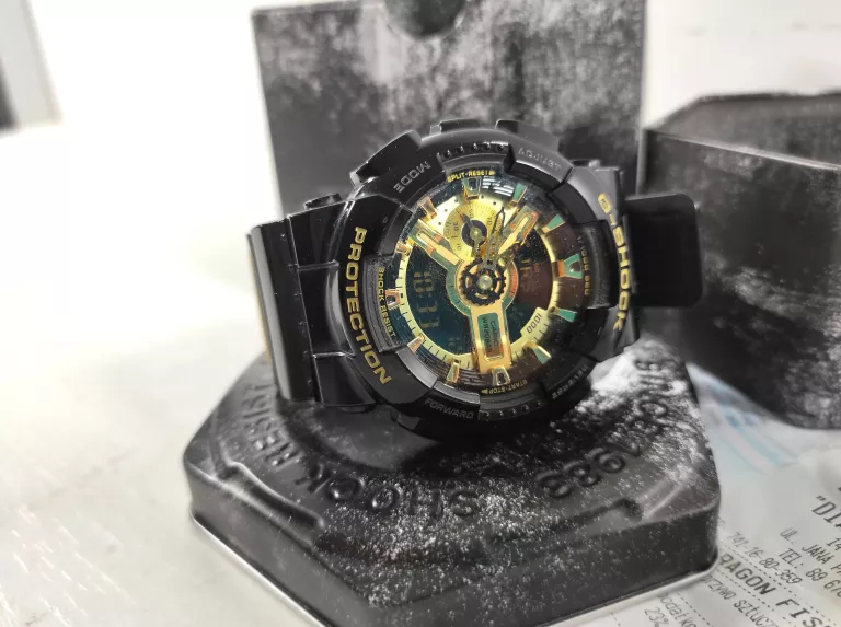 ZEGAREK CASIO GSHOCK GA110GB CZARNO ZLOTY GW KPL