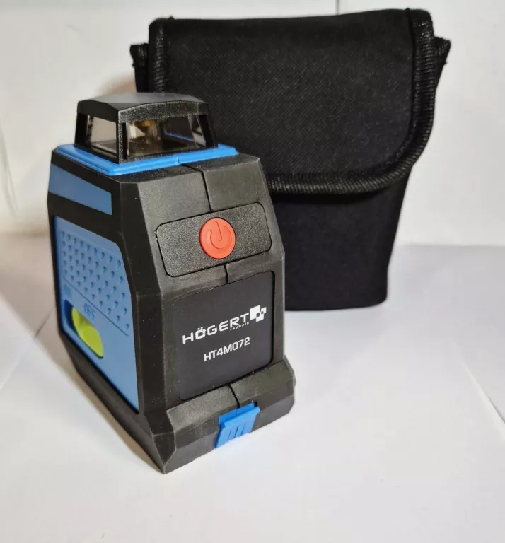 POZIOMICA LASEROWA LASER CZERWONY KRZYŻOWY 3D 30M