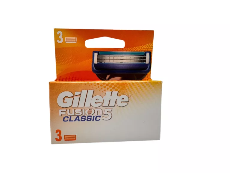 3X WKŁADY NOŻYKI OSTRZA DO MASZYNKI GILLETTE FUSION CLASSIC 5