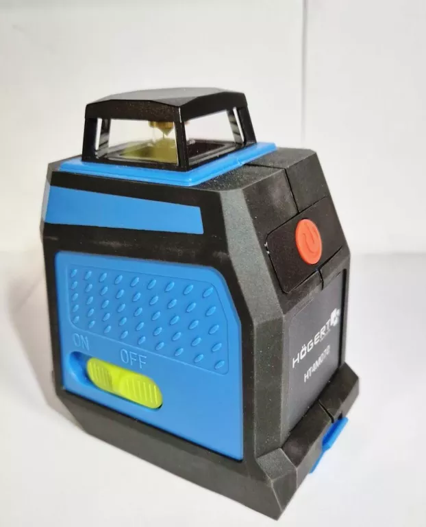 POZIOMICA LASEROWA LASER CZERWONY KRZYŻOWY 3D 30M