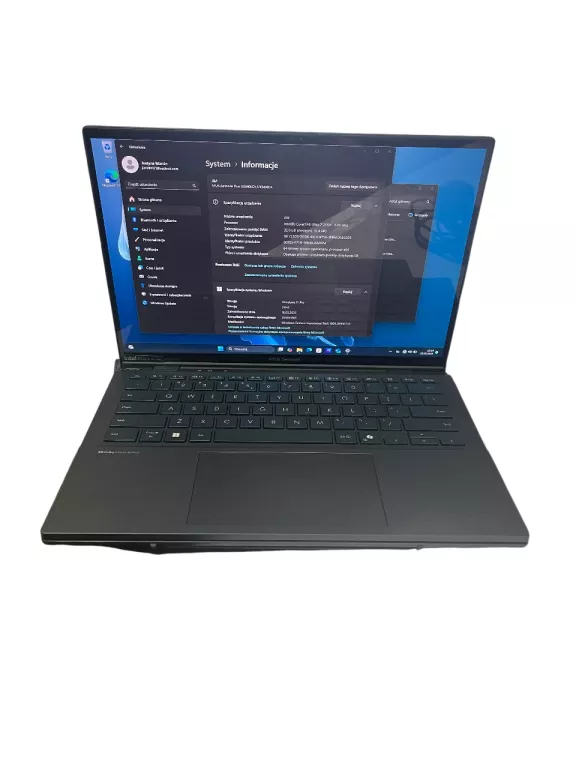 LAPTOP ASUS ZENBOOK DUO 2025 UX8406CA RYSIK ŁAD JAK NOWY