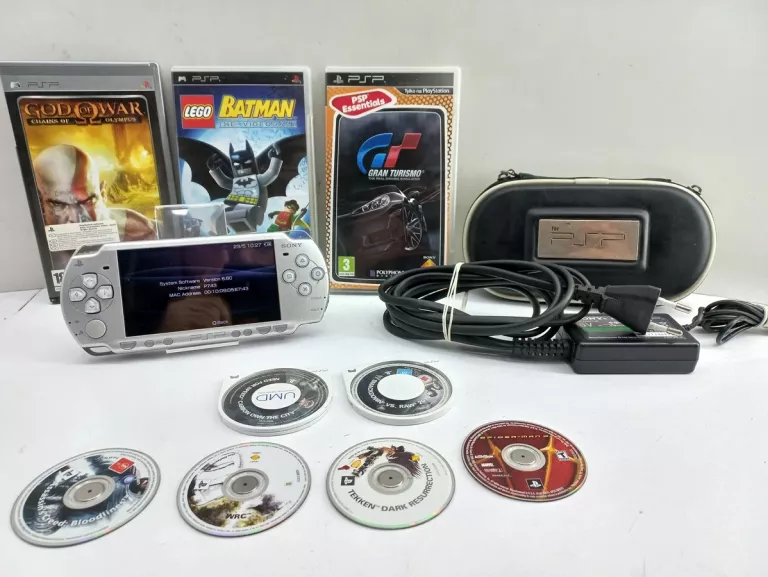 KONSOLA KONSOLA SONY PSP-2004 ETUI GRY
