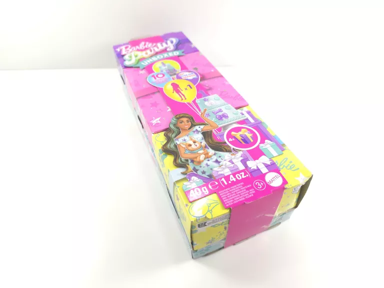 MATTEL LALKA BARBIE PARTY REVEAL BARBIE, TURKUSOWA JFG68 #ZAPAKOWANA
