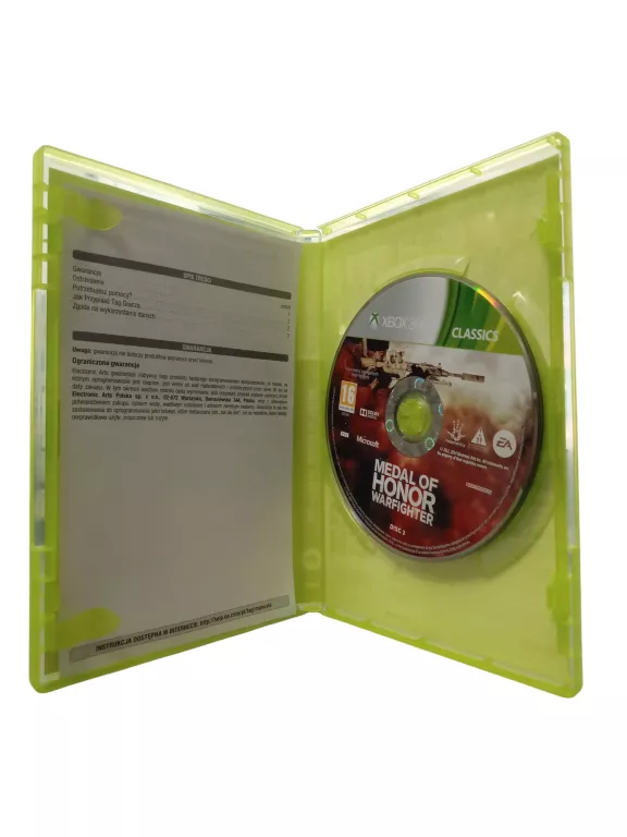 XBOX 360 MEDAL OF HONOR WARFIGHTER
