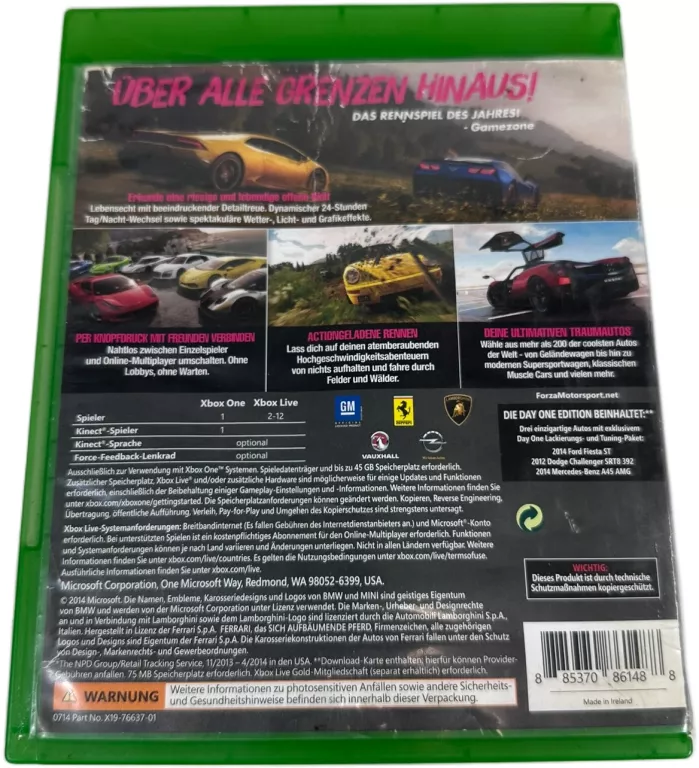 GRA FORZA HORIZON 2 NA KONSOLE XBOX ONE XONE