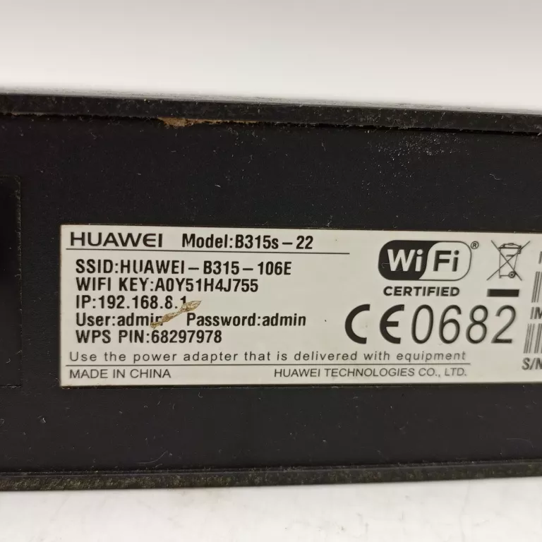 ROUTER WIFI HUAWEI B 315