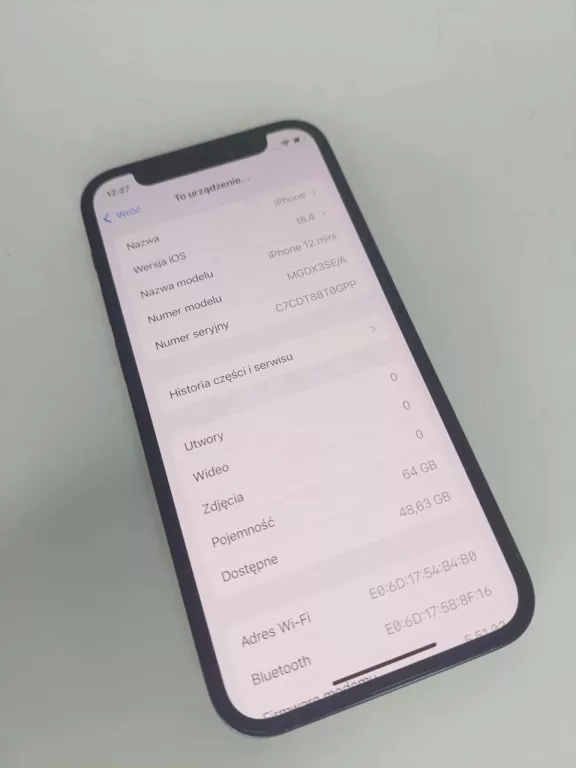 APPLE IPHONE 12 MINI 4/64GB