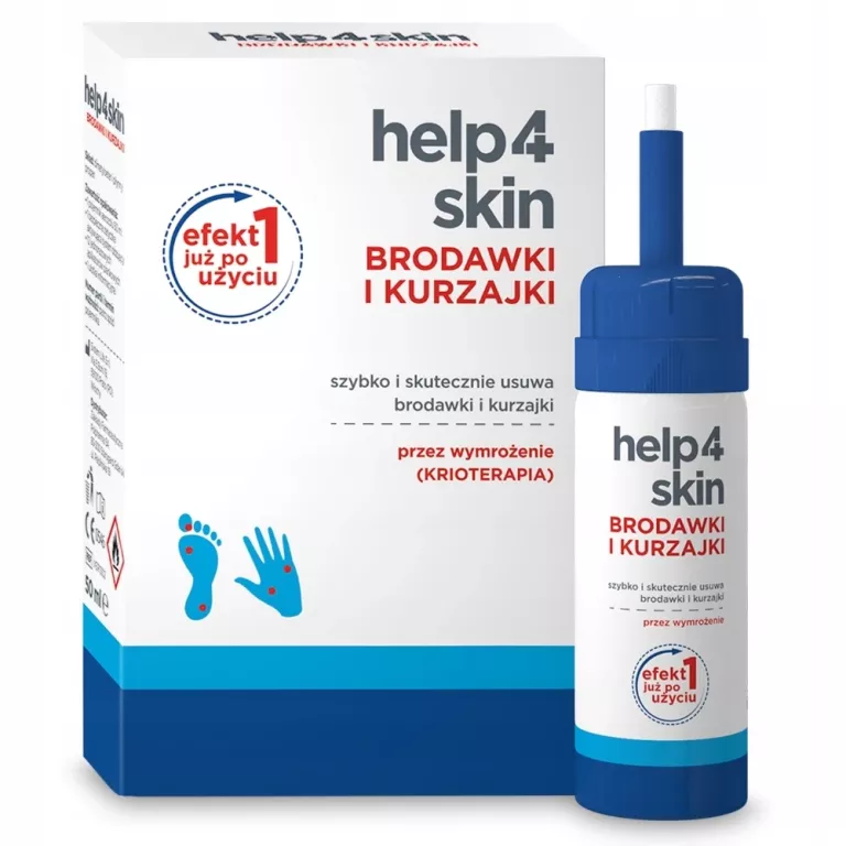 HELP4SKIN BRODAWKI I KURZAJKI KRIOTERAPIA 50ML. 02/2028R.