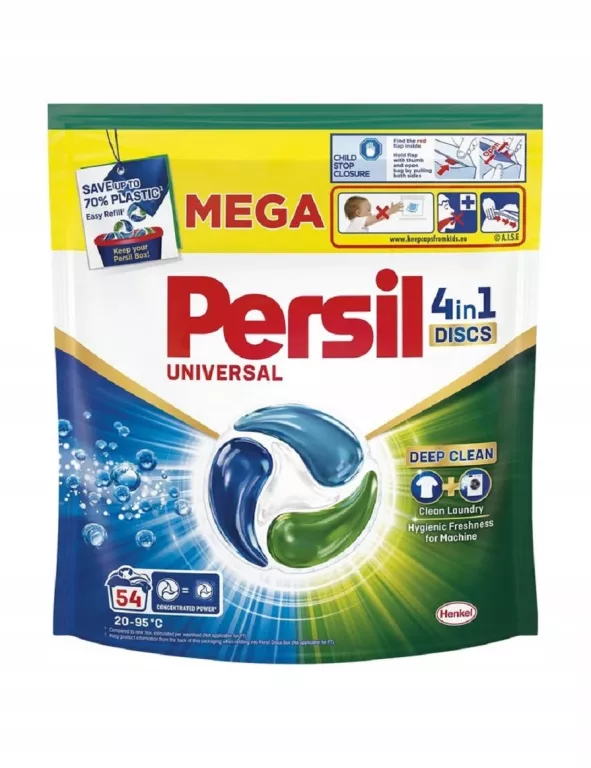 PERSIL UNIVERSAL KAPSUŁKI DO PRANIA BIAŁEGO 54 SZT