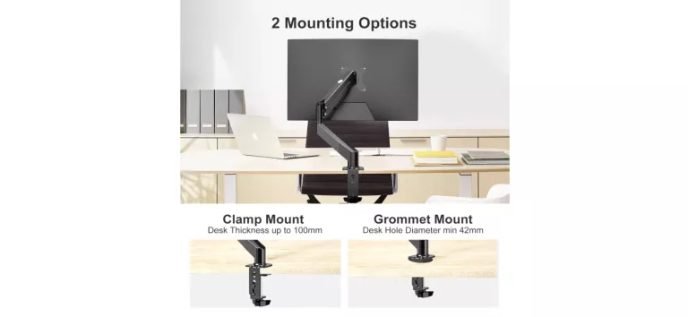 UCHWYT DO MONITORA RAMIĘ DO MONITORA LCD LED 17-27 SUPTEK MD8W