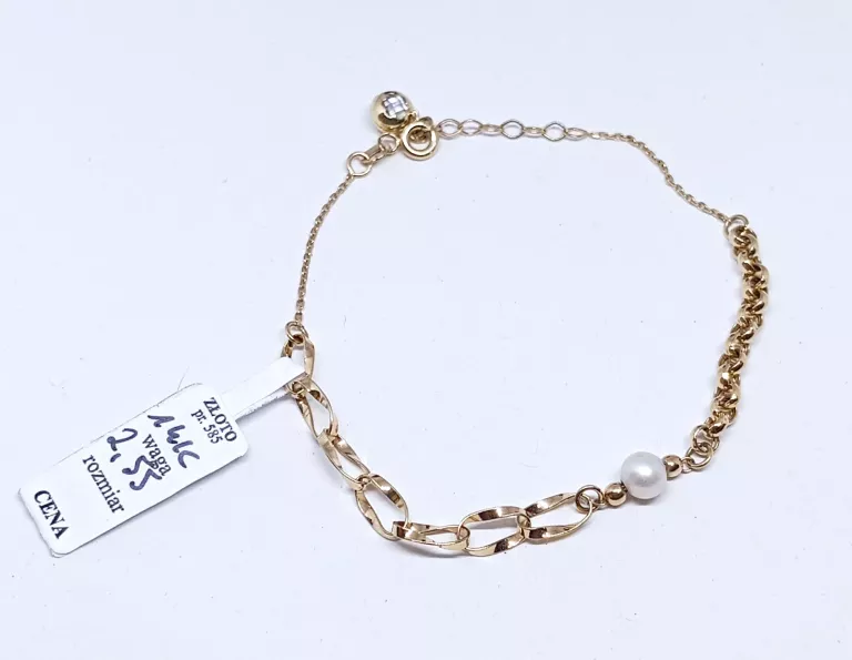 ZŁOTA BRANSOLETKA 585