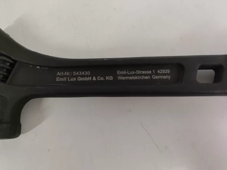 KLUCZ NASTAWNY LUX-TOOLS Z GRZECHOTKĄ 250MM 543430