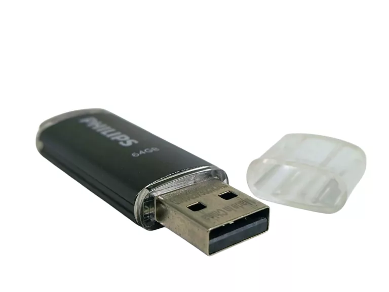 PENDRIVE PHILIPS 64 GB JASNO SZARY