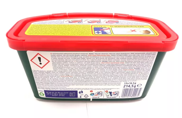 KAPSUŁKI DO PRANIA PERSIL 4IN 1UNIVERSAL 13 SZT