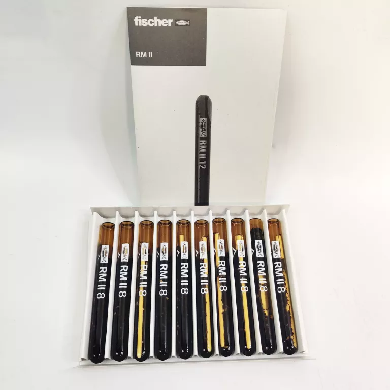 KOTWA ZAPRAWA CHEMICZNA / AMPUŁKA ŻYWICZNA FISCHER RM II 8 - 10 SZT