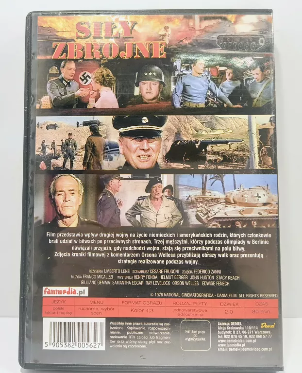 FILM DVD SIŁY ZBROJNE