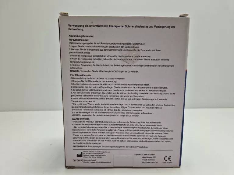 ICEHOF RĘKAWICE ŻELOWE CHŁODZĄCE 1 PARA