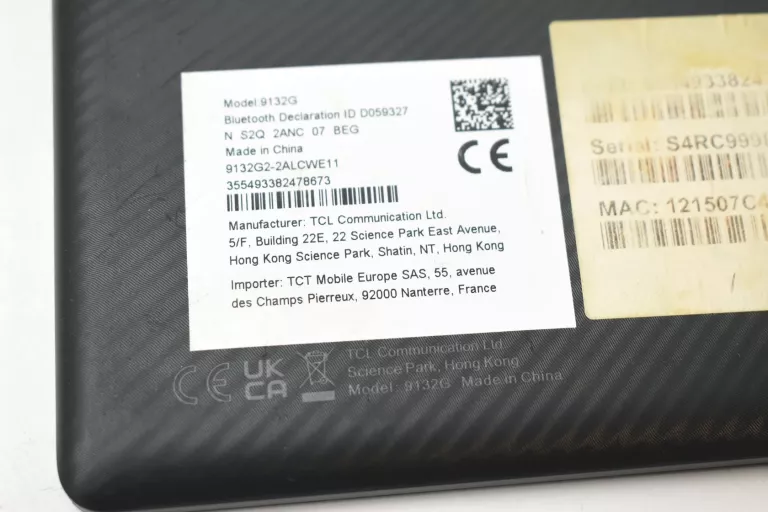 TABLET TCL 9132G KARTA SIM