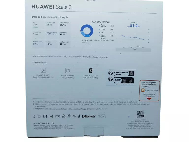 WAGA ŁAZIENKOWA HUAWEI SCALE 3