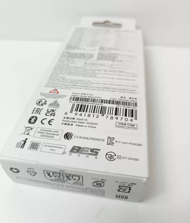 ZEGAREK SMARTBAND XIAOMI SMART BAND 9 PRO CZARNY POWYSTAWOWY !