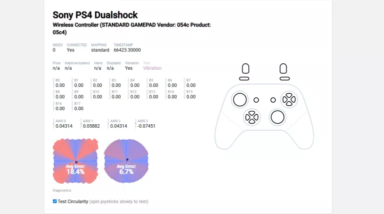 PAD PS 4 MORO 9870050 USZKODZONE GAŁKI