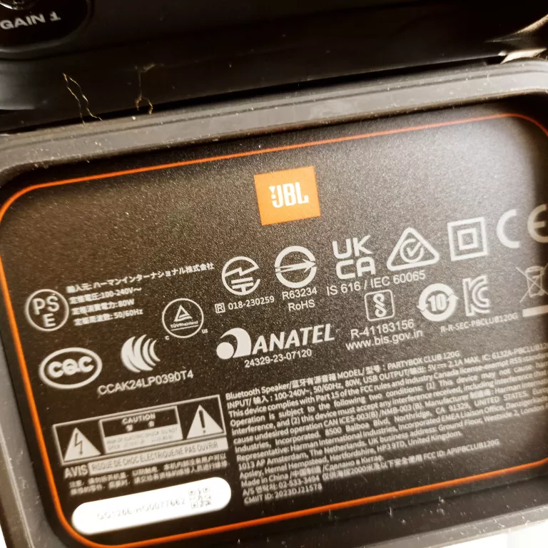 GŁOŚNIK JBL PARTBOX CLUB120 @IGŁA !!