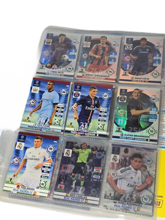 ZESTAW KART PIŁKARSKICH PANINI 2014-2015 CHAMPIONS LEAGE